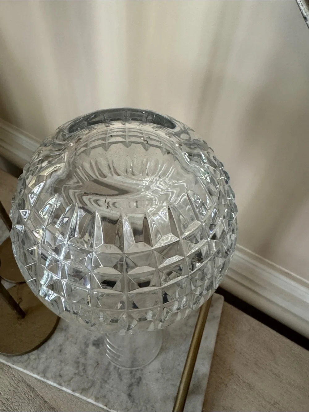 Waterford Crystal Clear Caroline bubble Vase